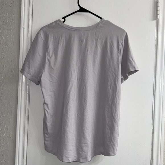 Lululemon cotton t-shirt for women size 10 in Colour: Lilac Ether - Picture 5 of 6